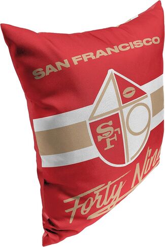 وسادة مزخرفة من Northwest الرسمية NFL San Francisco 49ers Nostalgic Proud، ألوان الفريق، 15 بوصة × 12 بوصة in Saudi Arabia