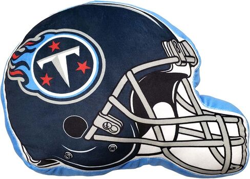 Northwest NFL Helmet Football Super Soft Plush Pillow - 16" - Decorative Pillows for Sofa or Bedroom - Perfect for Game Day (Tennessee Titans - Blue) in Saudi Arabia