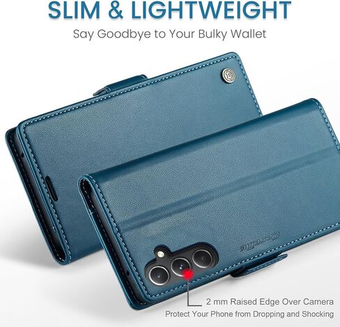 SINIANL for Samsung Galaxy S24 Ultra Wallet Case with RFID Blocking, Black | Samsung S24 Ultra Case Wallet for Women Men Card Holder Magnetic Clasp Kickstand Leather Book Folio Case for Galaxy S24 Ultra in Kuwait