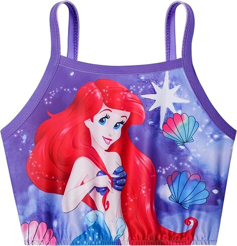QAQGood Little Girls Princess Swimsuit Toddler Girls Cartoon Graphic Swimsuits One Piece Bathing Suit Swimwear Beach Wear in Saudi Arabia