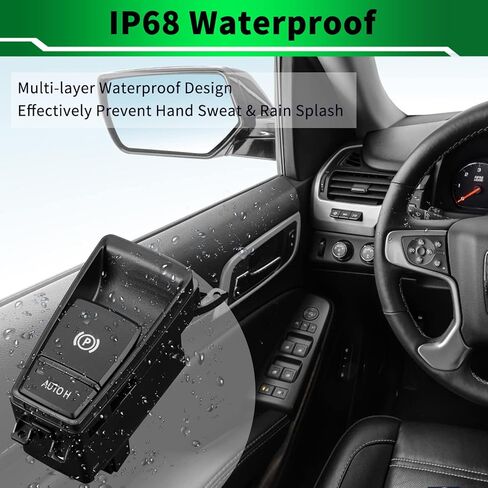 مفتاح التحكم في فرامل الانتظار SZKAIDAG مفتاح التثبيت التلقائي يناسب: -BMW X5 E70 xDrive35i xDrive40i xDrive50i 2010-2013 لـ: -BMW X6 E71 E72 2008-2014 استبدل OE#61319148508، 61319156133,9148508 in Kuwait