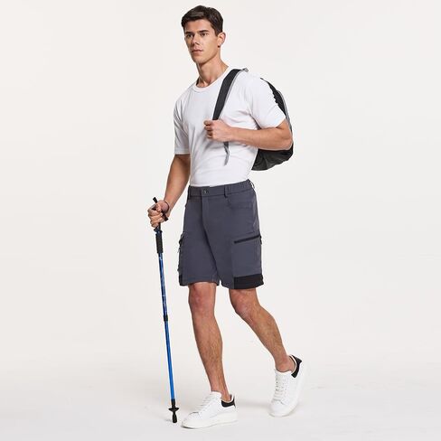 Acubozzntb Men's Hiking Cargo Shorts Quick Dry Casual Shorts with Multi Pockets for Men, Jogging,Climbing, Fishing, Walking in Saudi Arabia
