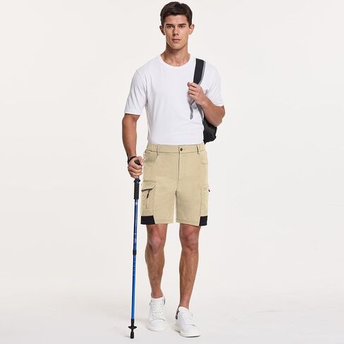 شورت Acubozzntb للرجال للمشي لمسافات طويلة، شورت كاجوال سريع الجفاف مع جيوب متعددة للرجال، الركض، التسلق، صيد الأسماك، المشي in Kuwait