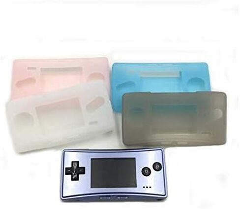 غطاء حماية من مادة TPU الشفافة الناعمة من Sunitown، غطاء حماية شفاف لجزء إصلاح Gameboy Micro GBM (رمادي) in Saudi Arabia