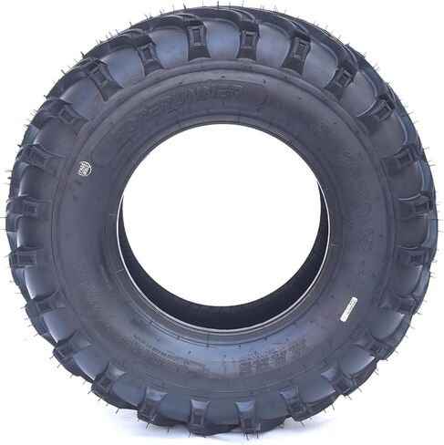 مجموعة من 2 إطارات ATV مقاس 25x10x12، 25x10-12 إطارات ATV، 6PR، بدون أنبوب، إطارات لجميع التضاريس ATV/UTV للطرق الوعرة in Kuwait