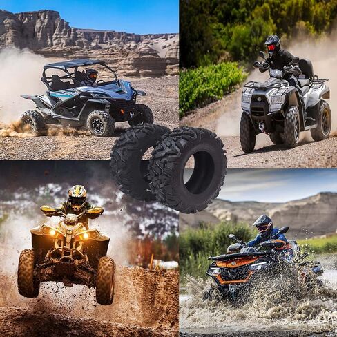 مجموعة إطارات 26x11-12 6PR ATV/UTV مكونة من قطعتين، قوة جر وتحكم فائقة، نمط MARS للقبضة الأمثل لتعزيز التعامل مع الطرق الوعرة، ثقب إطارات ATV 26x11x12 ومقاومة التآكل للطرق الوعرة in Kuwait