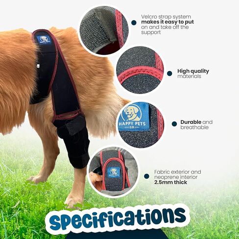 Dog Knee Brace Adjustable Front Hind Leg Brace for Cruciate Ligament Injury, Luxating Patella, Torn ACL in Saudi Arabia