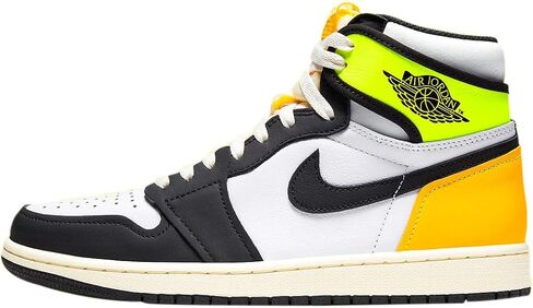 Jordan Men's 1 Retro High OG Volt Gold White/Black-Volt (555088 118) - 11.5 in Saudi Arabia