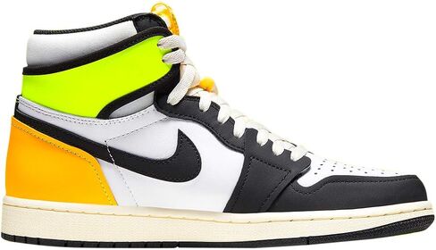 Jordan Men's 1 Retro High OG Volt Gold White/Black-Volt (555088 118) - 11.5 in Saudi Arabia