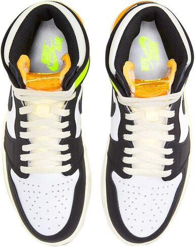 Jordan Men's 1 Retro High OG Volt Gold White/Black-Volt (555088 118) - 11.5 in Saudi Arabia