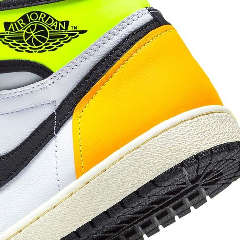 Jordan Men's 1 Retro High OG Volt Gold White/Black-Volt (555088 118) - 11.5 in Saudi Arabia