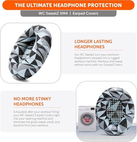 WC SweatZ XM4 - Patented Earpad Sweat Covers for Sony WH-1000XM4 in Kuwait