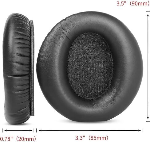 Replacement Ear Pads Cushion Foam Compatible with COWIN E7 / E7 Pro Active Noise Cancelling Headphone, Softer Leather Headphone Cover,High-Density Noise Cancelling Foam-Black(NOT fit SE7 Model) in Saudi Arabia