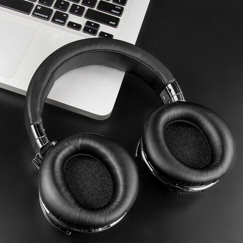 Replacement Ear Pads Cushion Foam Compatible with COWIN E7 / E7 Pro Active Noise Cancelling Headphone, Softer Leather Headphone Cover,High-Density Noise Cancelling Foam-Black(NOT fit SE7 Model) in Saudi Arabia