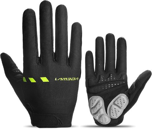 LAMEDA 5mm EVA Thickened Full Finger Cycling Gloves, Lightweight Breathable Bicycle Gloves,Mountain Bike Gloves in Saudi Arabia