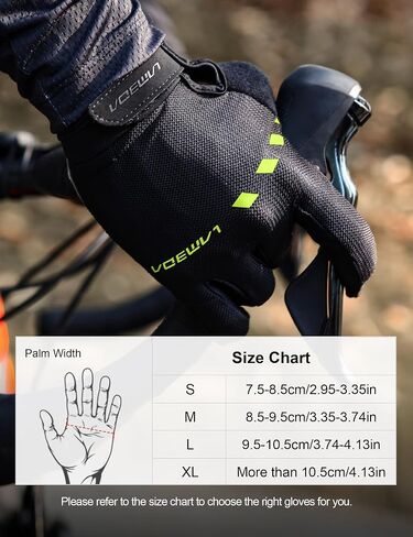 LAMEDA 5mm EVA Thickened Full Finger Cycling Gloves, Lightweight Breathable Bicycle Gloves,Mountain Bike Gloves in Saudi Arabia