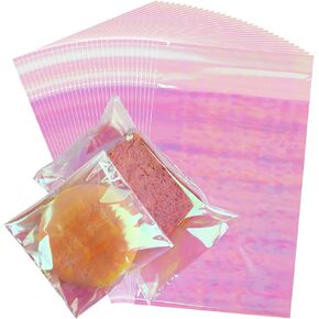 100 PCS Cookie Facs ، أكياس الحلوى ، أكياس السيلوفان الختم الختم ، أكياس لسيلوفان الصافية الصافية ، أكياس ملفات تعريف الارتباط الفردية 3 × 5.6 بوصة للتغليف ، الحلوى ، الملوثات العضوية الثابتة للكعكة in Kuwait