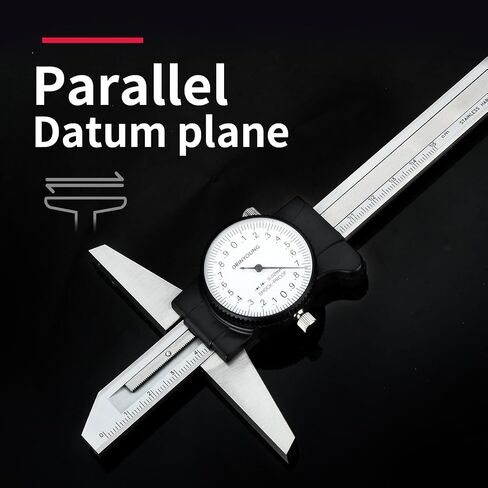 Stainless Steel Precision Vernier Caliper with Fine Adjustment, Inch/Metric, 0-6"/0-150mm Range, 0.001"/0.02mm Graduation Machining Measuring Tool(0-6"（with fine Adjustment）) in Kuwait