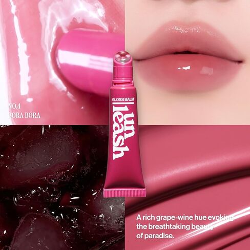 [Unleashia] Sunset Dazzle Gloss Balm #LIp Balm #Gloss Balm #Lip Care #Lip Cosmetic (No.0 Waikiki) in Saudi Arabia