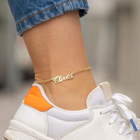 Custom Wife Anklet - Personalized Anklet - Hotwife Anklet Name - Customized Ankle Bracelet with Name - Hot Wife Charm Bracelet - Hotwife Bracelet in Saudi Arabia