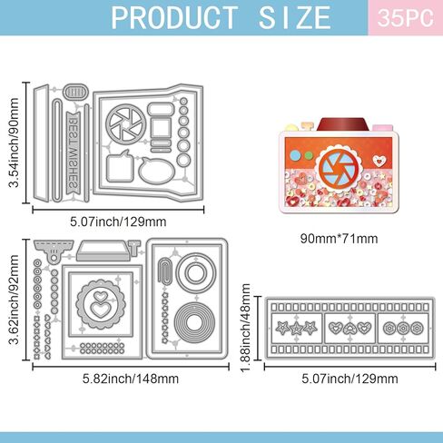 Globleland كعكة عيد ميلاد سعيد تهز القطع يموت من أجل DIY Scrapbooking ثمار المعادن الهز هزت البالونات يموت قطع لقيام البطاقات in Kuwait