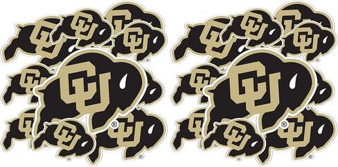 University of Colorado Sticker Buffaloes CU Buffs Stickers Vinyl Decals Laptop Water Bottle Car Scrapbook T3 (Type 3-1) in Kuwait