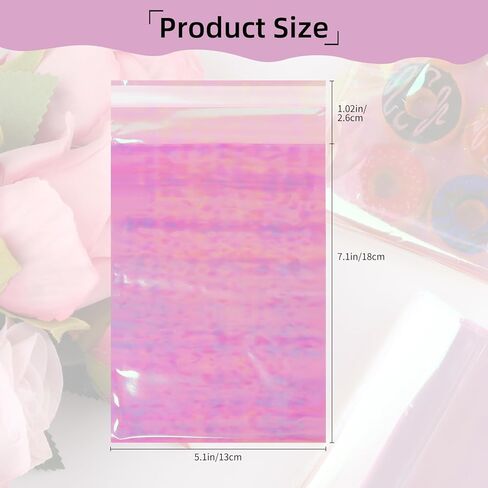 100 PCS Cookie Facs ، أكياس الحلوى ، أكياس السيلوفان الختم الختم ، أكياس لسيلوفان الصافية الصافية ، أكياس ملفات تعريف الارتباط الفردية 3 × 5.6 بوصة للتغليف ، الحلوى ، الملوثات العضوية الثابتة للكعكة in Kuwait