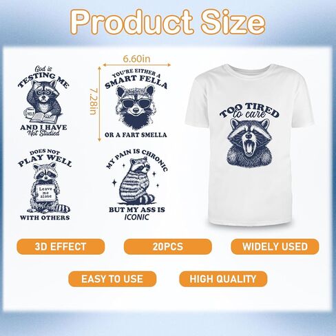 نقل DTF جاهز للضغط - 20pcs لطيف المطبخ مضحك ونقلت الحديد على التحويلات لتصميمات المطبخ tshirts الحديد على شارات الطهي نقل ملصقات الفينيل لوسائد الملابس كيس ديي الحرف اليدوية in Kuwait