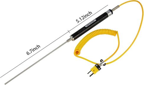 URBEST NR-81532B -50 to 500deg/C K Type Handheld Surface Thermocouple Probe for Measuring The Surface Temperature in Saudi Arabia