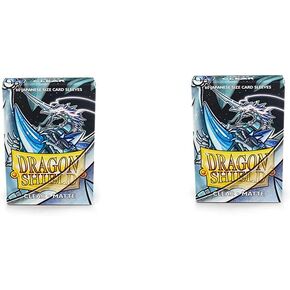 2 Packs Dragon Shield Matte Mini Japanese White 60 ct Card Sleeves Value Bundle! in Kuwait