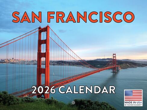 تقويم الجسور المغطاة 2026 شهرية الجدار التقويم 12 شهرًا | صنعت أمريكية في الولايات المتحدة الأمريكية in Kuwait