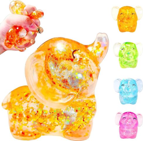 1pcs elephant regb balls ألعاب اسفنجي للأطفال البالغين ، ألعاب Sensory Sugar Sensory في الفيل ، والضغط in Kuwait