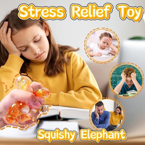 1pcs elephant regb balls ألعاب اسفنجي للأطفال البالغين ، ألعاب Sensory Sugar Sensory في الفيل ، والضغط in Kuwait