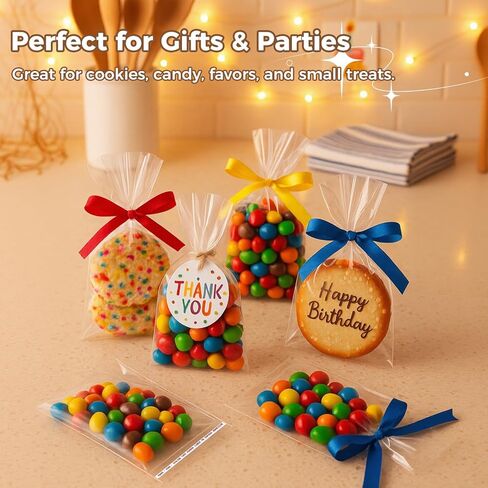 4" x 6" Resealble Cellophane Bags 1000 pcs, Self Sealing Bags for Packaging Products Self-adhesive Cello Bags for Jewelry, Cards, Photos, Envelopes, Gifts, Bakery, Candies, and Products, 1000 ct in Bulk in Kuwait