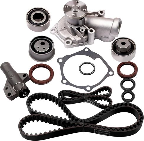 طقم مضخة مياه بحزام التوقيت ECCPP® يناسب 2004-2009 Mitsubishi Eclipse Galant Lancer Outlander 2.4L SOHC 4G69 in Saudi Arabia