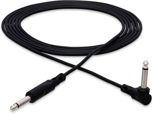 Hosa CPP-110R Unbalanced Interconnect, 1/4" TS to Right-angle 1/4" TS, 10 Feet in Kuwait