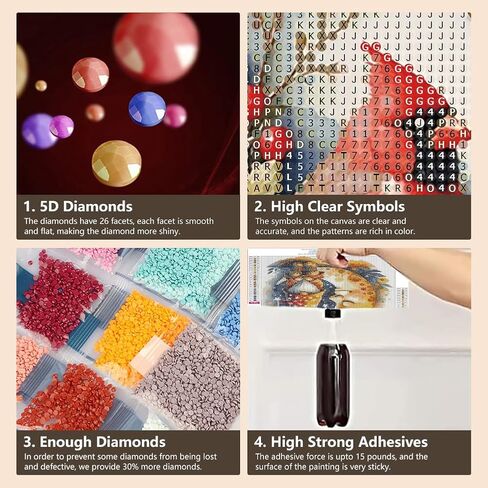 SJUTOUCI Dog and Cardinal Diamond Painting Kits for Adults, Diamond Art Kits for Beginners, DIY 5D Full Drill Diamond Dots Gem Craft Art Home Wall Decor 12x12 inch, Christmas in Saudi Arabia