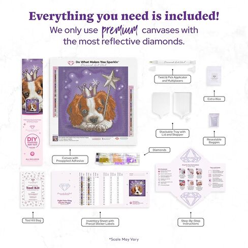 Diamond Art Club Highland Cow in Tub Diamond Painting Kit ، Fun Diy Crafts للبالغين ، قماش فن الماس المستدير للمبتدئين ، 13 "× 13" (33 سم × 33 سم) in Kuwait