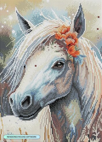 DIAMOND ART CLUB Highland Cow in Tub Diamond Painting Kit, Fun DIY Crafts for Adults, Round Diamond Art Canvas for Beginners, 13" x 13" (33cm x 33cm) in Kuwait