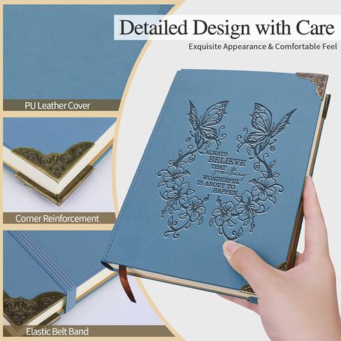 هدايا Whlbhg Butterfly للنساء رجال مجلة Butterfly Butterflor Notebricte Notebricking Gift Inspirational A5 Pink Notebooks for Work Travel School (bink bink bink) in Kuwait