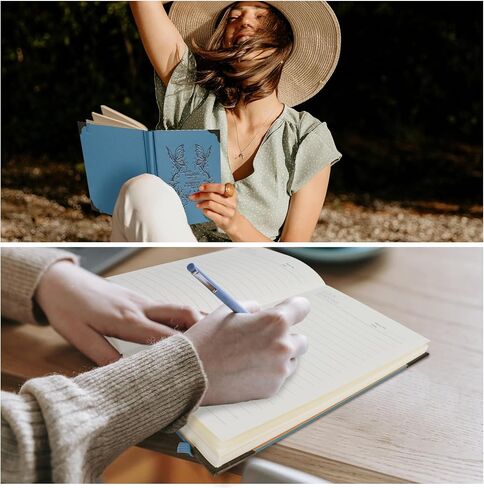 هدايا Whlbhg Butterfly للنساء رجال مجلة Butterfly Butterflor Notebricte Notebricking Gift Inspirational A5 Pink Notebooks for Work Travel School (bink bink bink) in Kuwait