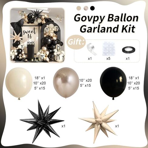 Casino Theme Balloon Arch Kit, 104 Pcs Red Black and Gold Metallic Latex Balloon Garland Kit with Dice Crown Explosion Star for Women Men Casino Night Las Vegas Birthday Graduation Party Decorations in Kuwait