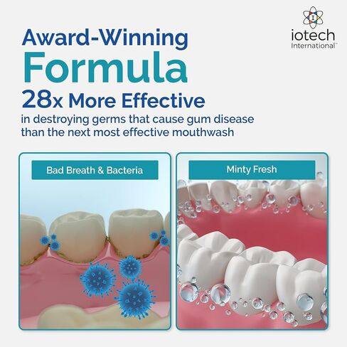 ioRinse Sore Throat Relief Professional Strength Instantly soothes inflamed throats ioRinse is Recommended by Thousands of Healthcare Professionals Because it Simply Works Better 16 oz - Pack of 2 in Kuwait