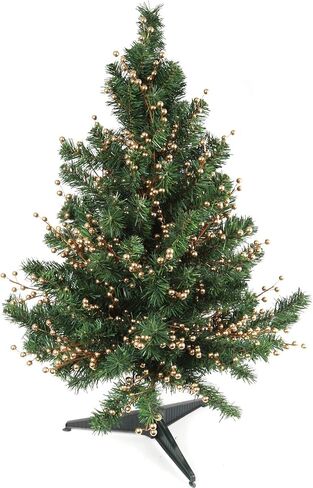 12 Burgundy Holly Berry Stem Picks - 19" Decorative Wire Stem Branch Sprays for Christmas Tree Decoration, Holiday Décor, Home DIY Crafts, 35 Red Berries on Each Stem in Saudi Arabia