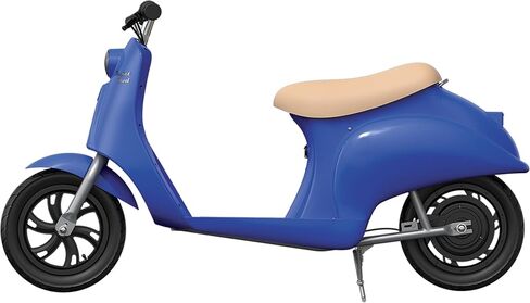 سكوتر كهربائي قديم بجيب الحلاقة 24 فولت، محرك مدفوع بسلسلة عزم دوران عالية ومزود بإطارات هوائية لعمر 13 عامًا فما فوق، أسود in Kuwait