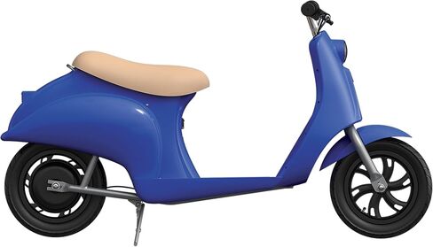 سكوتر كهربائي قديم بجيب الحلاقة 24 فولت، محرك مدفوع بسلسلة عزم دوران عالية ومزود بإطارات هوائية لعمر 13 عامًا فما فوق، أسود in Kuwait