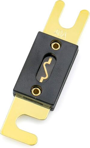 Baomain ANL Fuse ANL-40 40 Amp 40A للسيارات نظام الصوت ورقة الذهب لهجة حزمة من 5 in Saudi Arabia