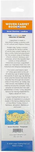 The Seven Churches of Revelation, Bulk Pack of 7 Woven Fabric Bookmarks, Signs of The End Times, Promises of The 7 Churches, Silky Soft Bookmarker for Novels, Books, & Bibles in Saudi Arabia