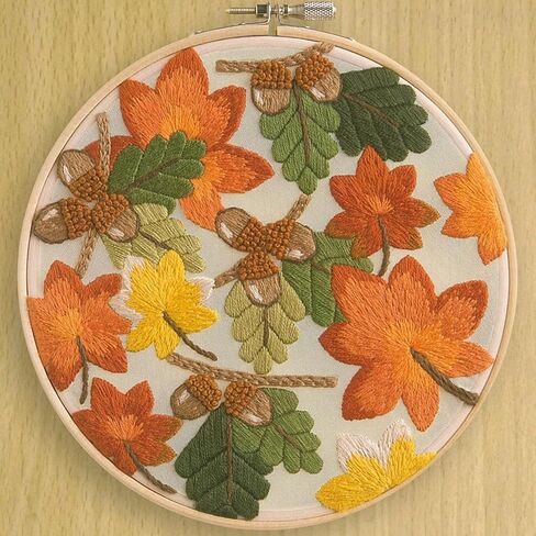 Leisure Arts Embroidery Kit 6" Dandelion - Embroidery Kit for Beginners - for Adults Cross Stitch Kits Cross Stitch Kits Beginners Patterns in Kuwait