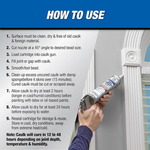 Dap 00005 6 Pack White Phenoseal Does It All Vinyl Adhesive Caulk 10-Ounce in Kuwait